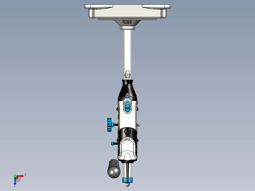 B2004065-3D打印钻床俯视图