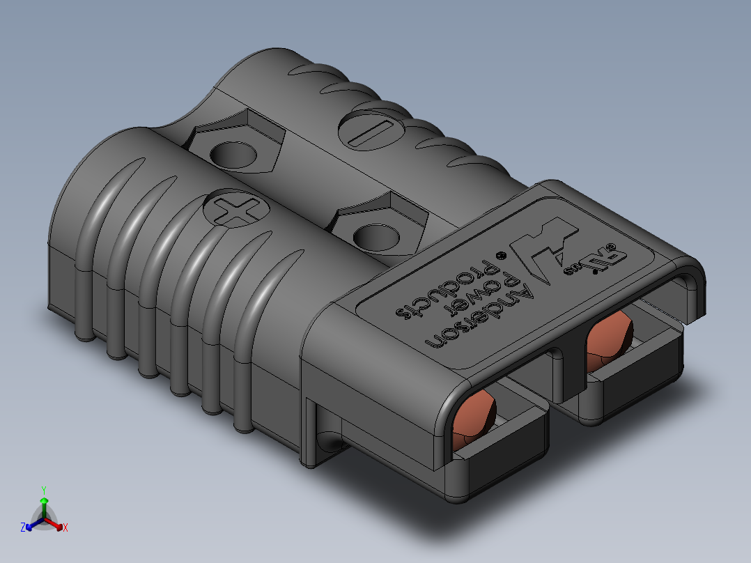 接插件(201)正等轴测图