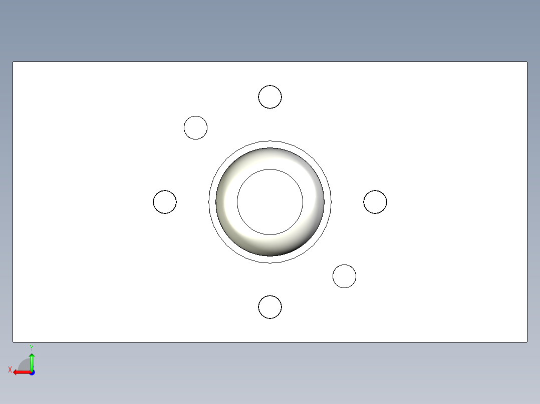 无凸缘圆筒形件再拉深模后视图