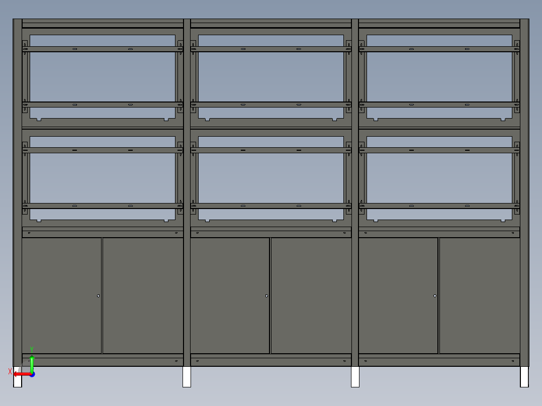 电视屏幕墙后视图