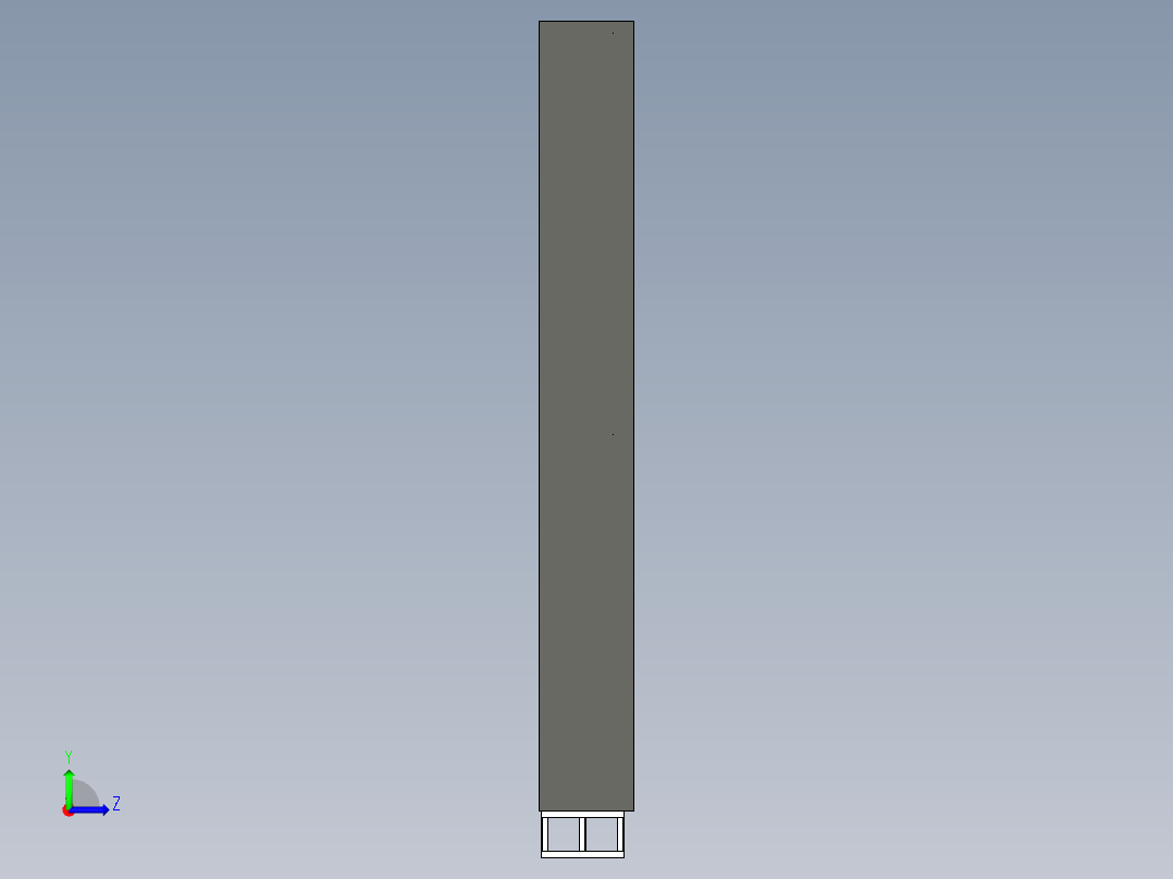 电视屏幕墙左视图