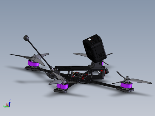 5英寸花式（FPV）无人机 stp