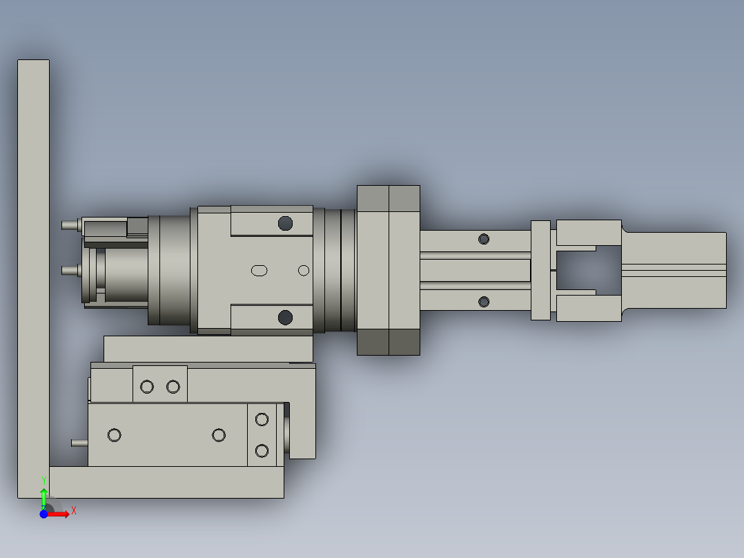 卡片翻转传夹子11前视图