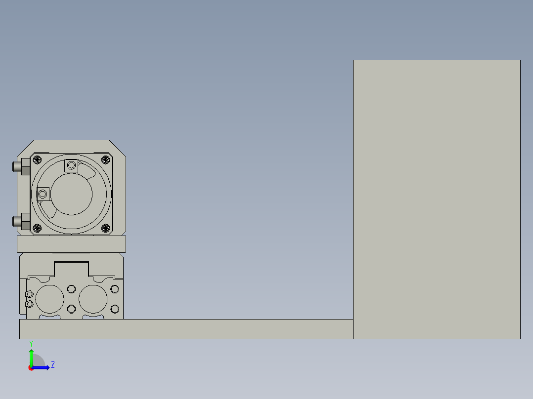 卡片翻转传夹子11左视图
