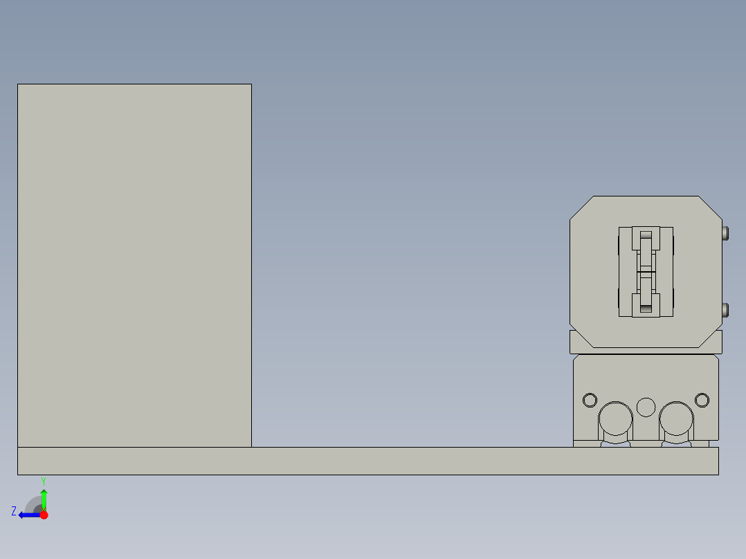 卡片翻转传夹子11右视图