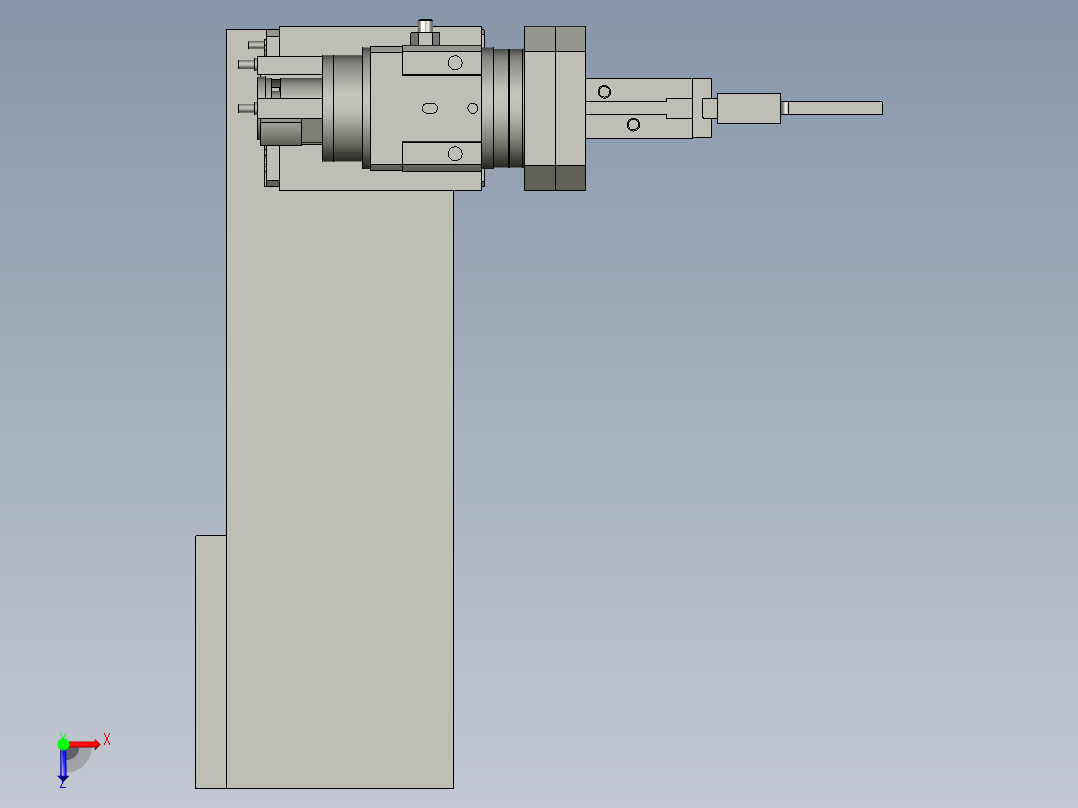卡片翻转传夹子11俯视图