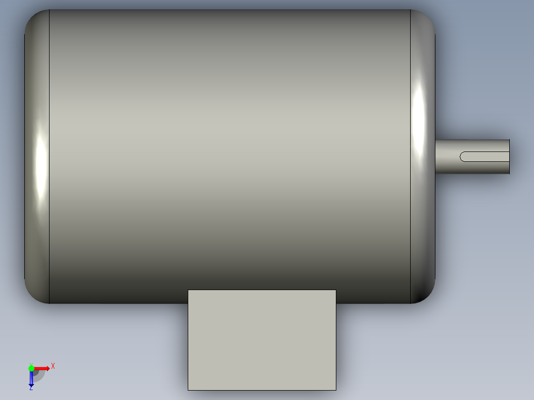37KW东元电机俯视图