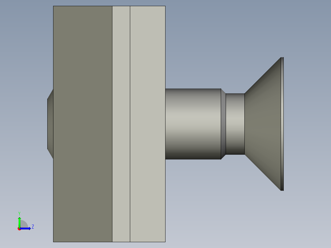 40铝合金-滑块螺母-沉头螺钉M6X20-组件-LXYC-BOSS借用-R20左视图
