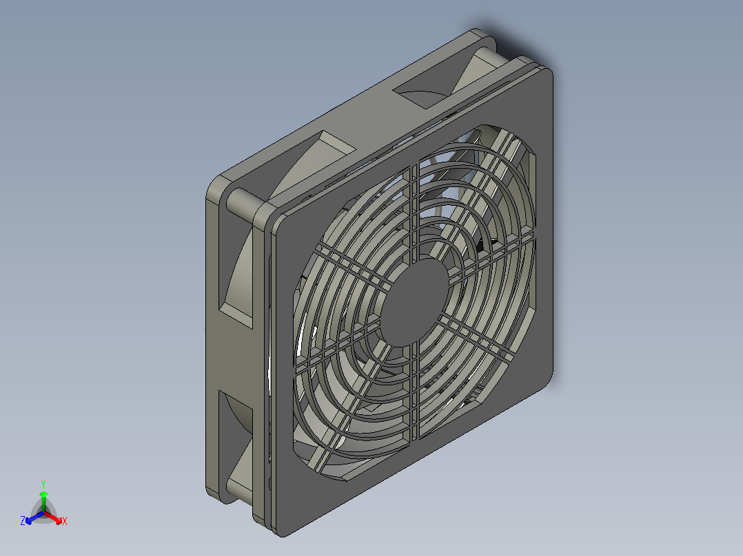 风扇套装-AFB1224SHE主视图