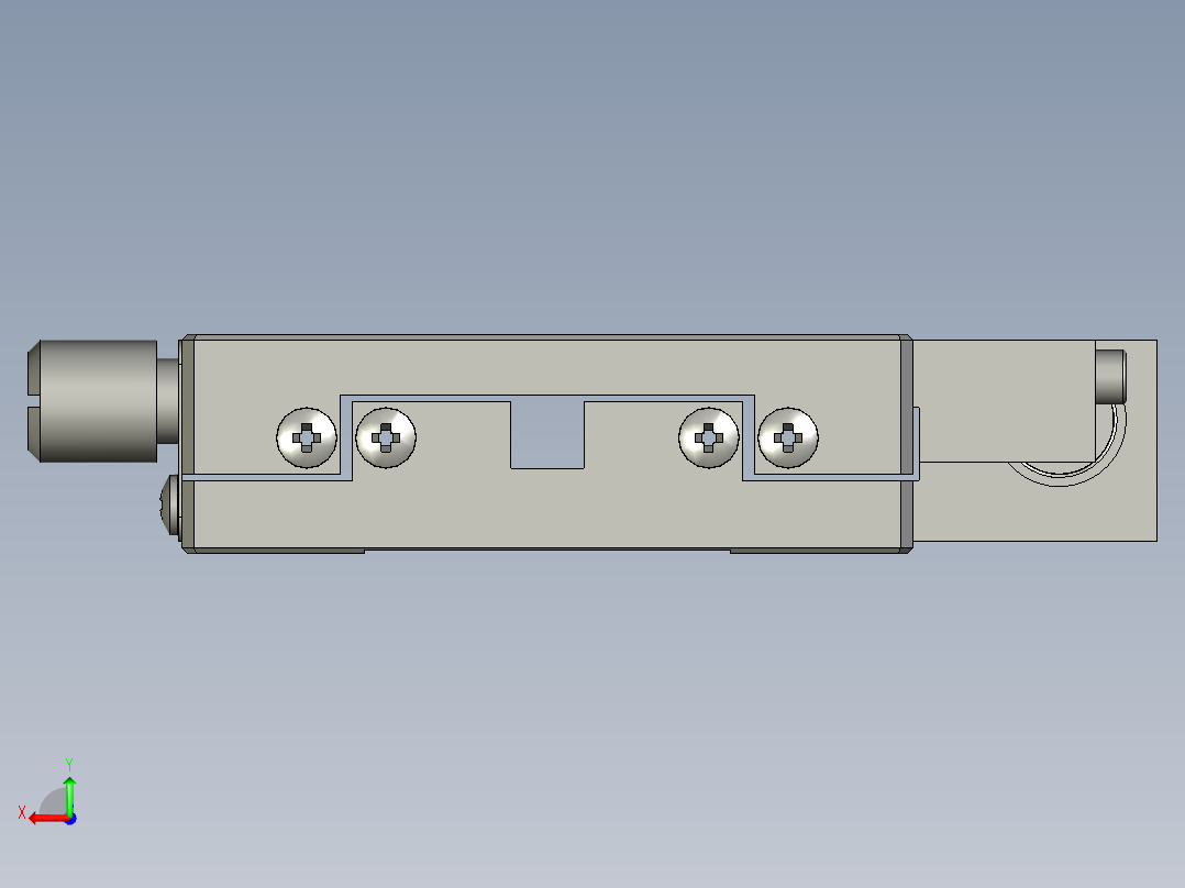 LX60-L手动平台后视图