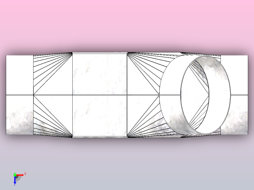 钣金分流器.SLDPRT俯视图