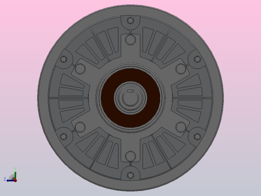 磁粉制动器ZKB0.6YN前视缩略图