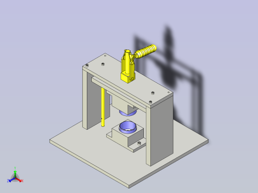 一款定位夹具3D图纸