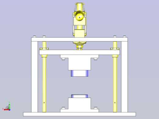 一款定位夹具3D图纸后视缩略图
