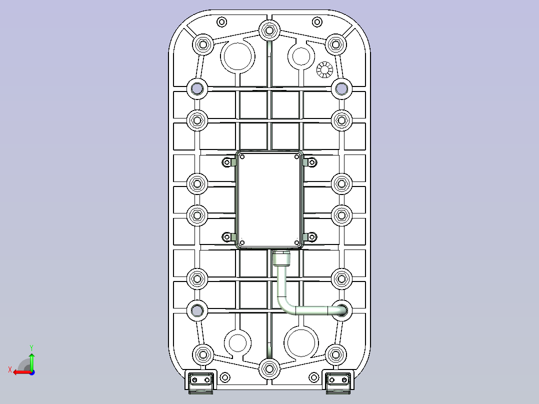 EDI主机后视图