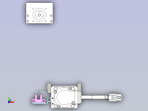 kk50-150A1-F0带MSMD5A2G1A电机前视缩略图