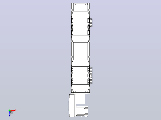 皮带直线轴双滑块型TPA-GCBS-120-P70-L50-QL-M20-N3俯视缩略图
