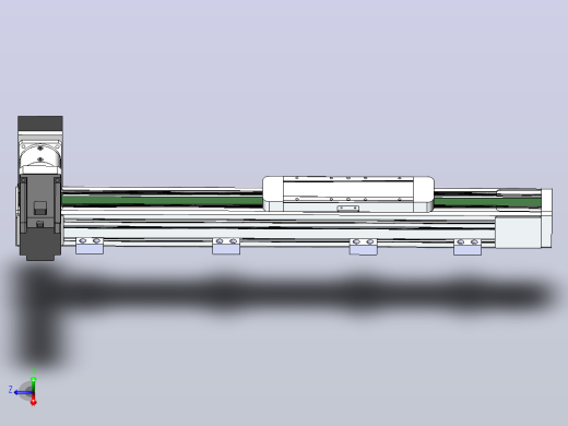 DMEB65L-RUCR欧规同步带模组直线模组（电机右上折）[DMEB65L-L15S350-DT400-C2U-RUCR]