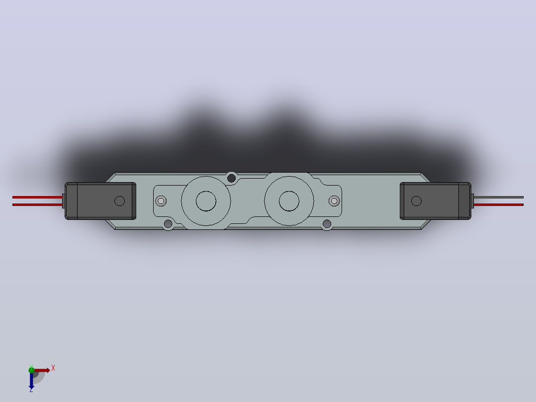 SY9220-GD-C8-10 双电控直接出线式电磁阀[SY9220-6-GD-02-C8-F2]俯视图