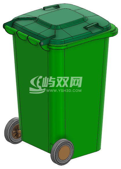 轮式垃圾桶