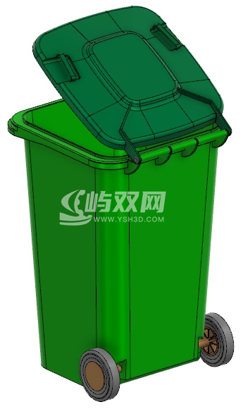 轮式垃圾桶