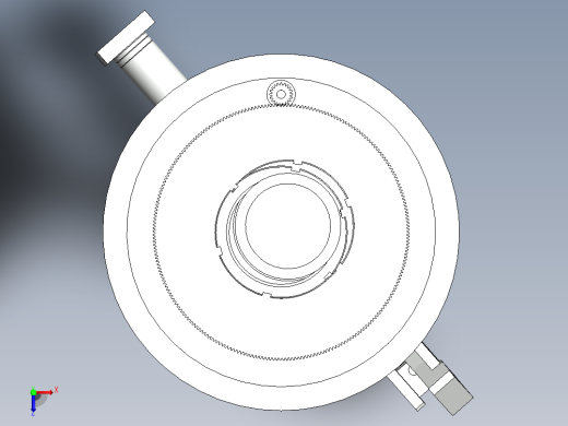 数控机床装夹机械手的结构设计 sw+CAD+说明书俯视缩略图