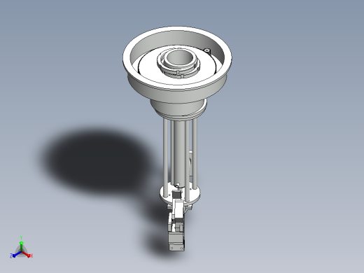 数控机床装夹机械手的结构设计 sw+CAD+说明书正等轴测缩略图