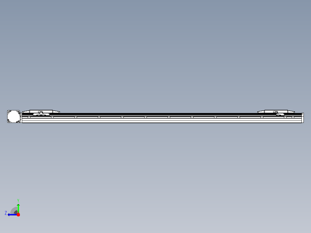 皮带直线轴双滑块型TPA-GCBS-150-P80-L625-DL-M75-N3右视图