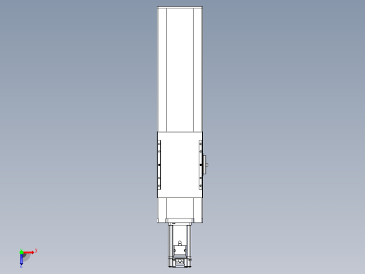 滚珠丝杠直线轴带导轨全封闭TPA-HCR-120D-1610C-L300-M-Y-P40-N3俯视缩略图