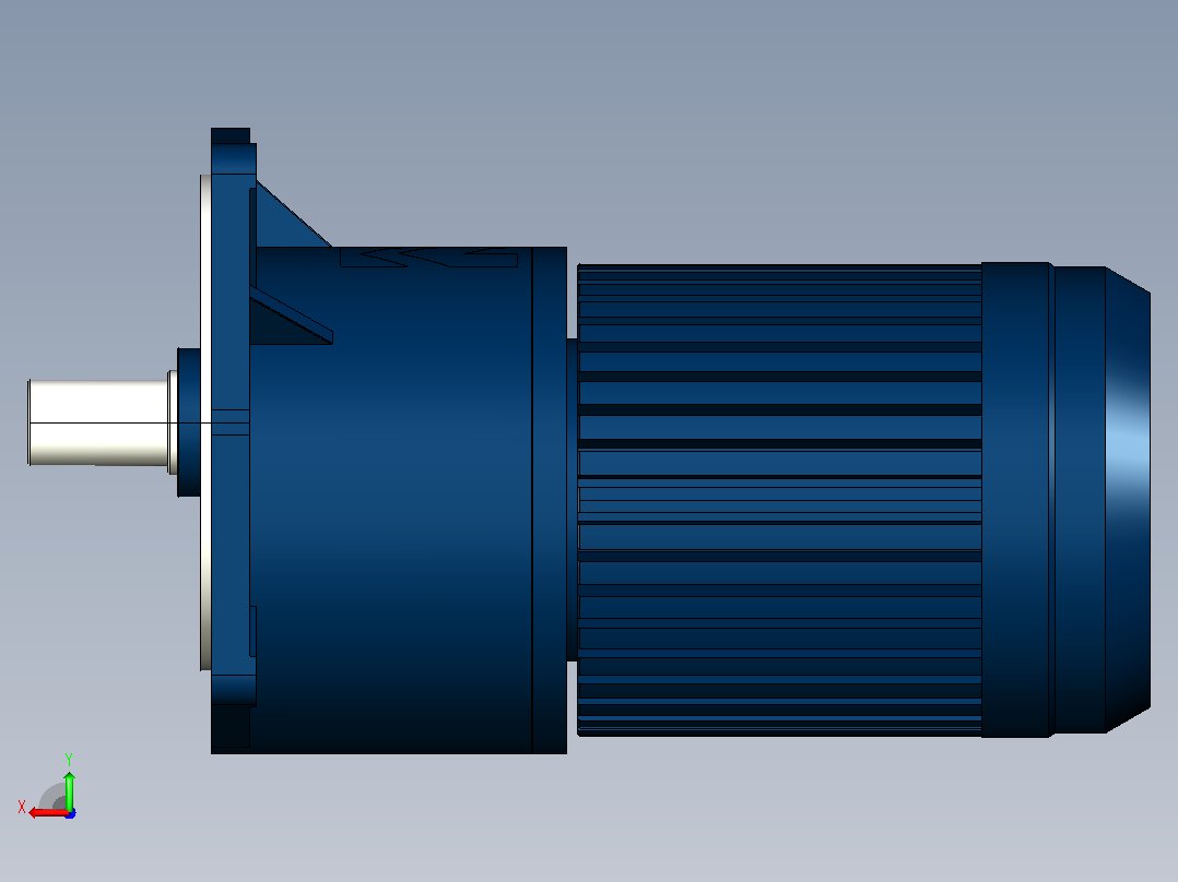 GV立式减速马达（减速比3-200）[GV-40-2200-10-S-D-G1-LD]后视图
