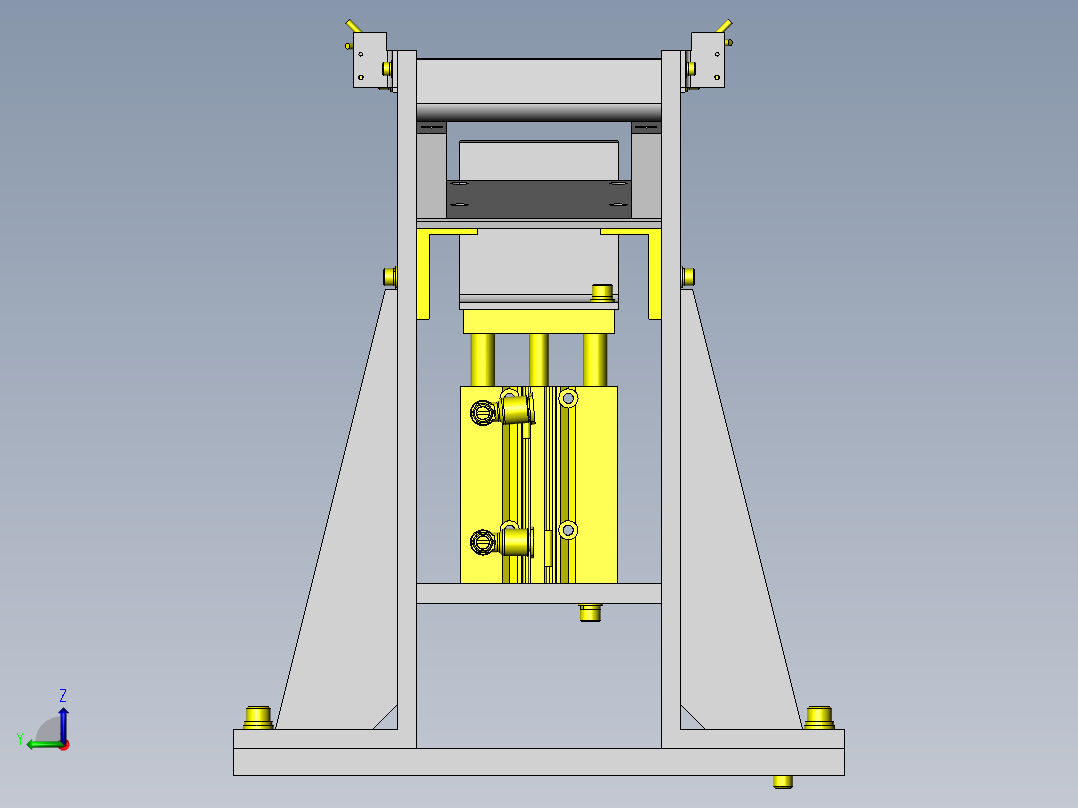 工件可否搬运机构左视图