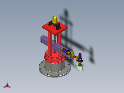 三自由度圆柱坐标型工业机器人设计