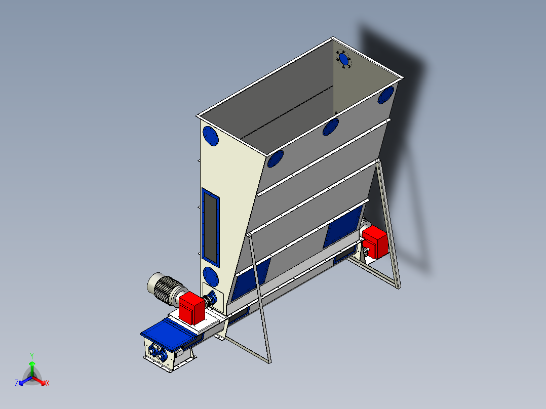 矩形活底输送机