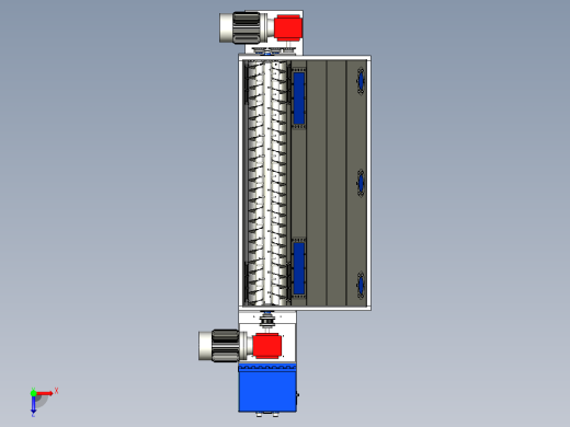 矩形活底输送机俯视缩略图