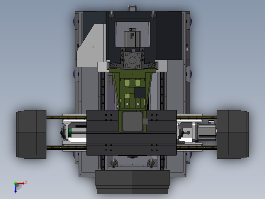 加工中心V850光机sw16俯视缩略图