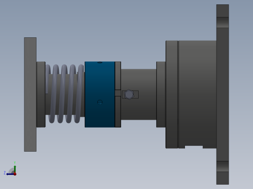 空气发生器压合工装（D3单发充氦工装）3D模型右视缩略图