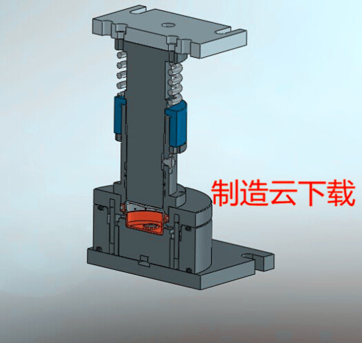 空气发生器压合工装（D3单发充氦工装）3D模型缩略图