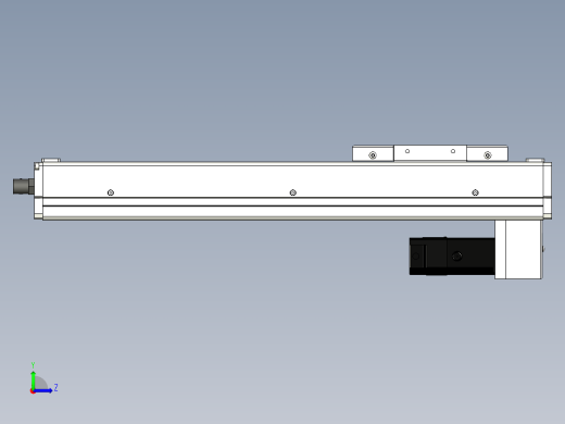 Toyo东佑达直线模组-ECH12-300-BM-100W左视缩略图