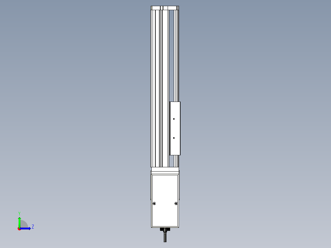 Toyo东佑达直线模组-ETB14-L-150左视图
