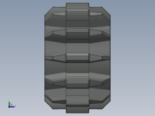 32270 Old Grey Technic Gear 12 Tooth Double Bevel.SLDPRT左视缩略图