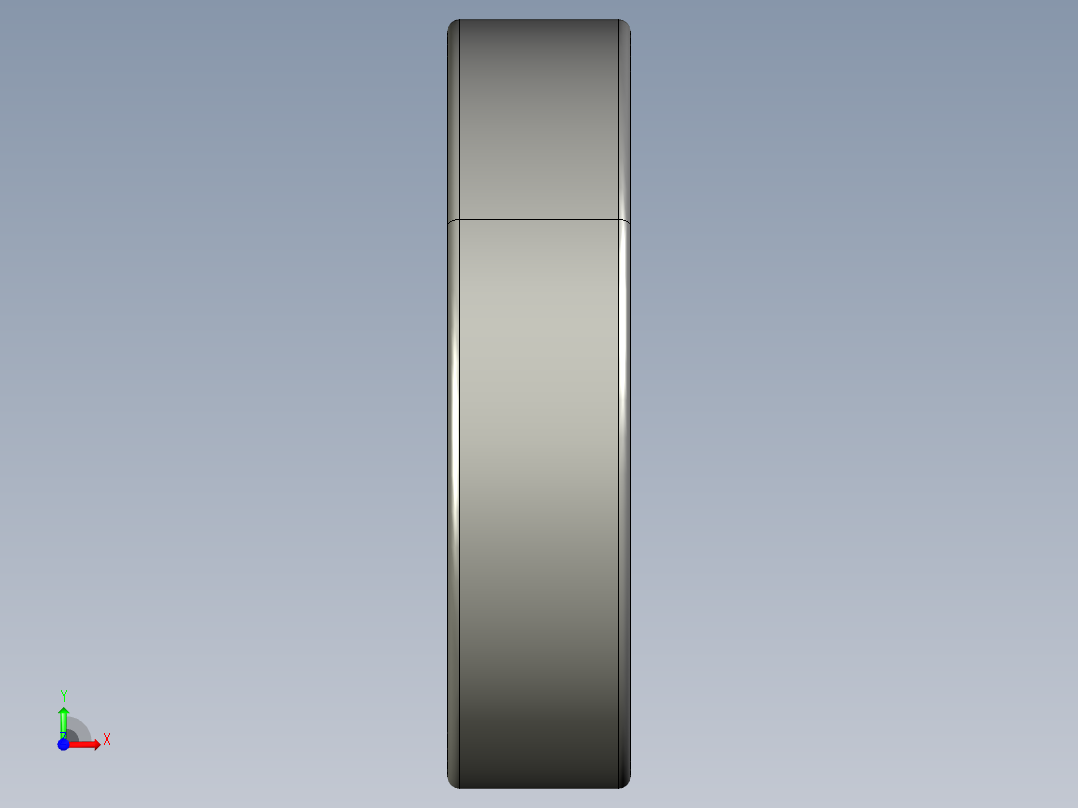 深沟球轴承6312前视图