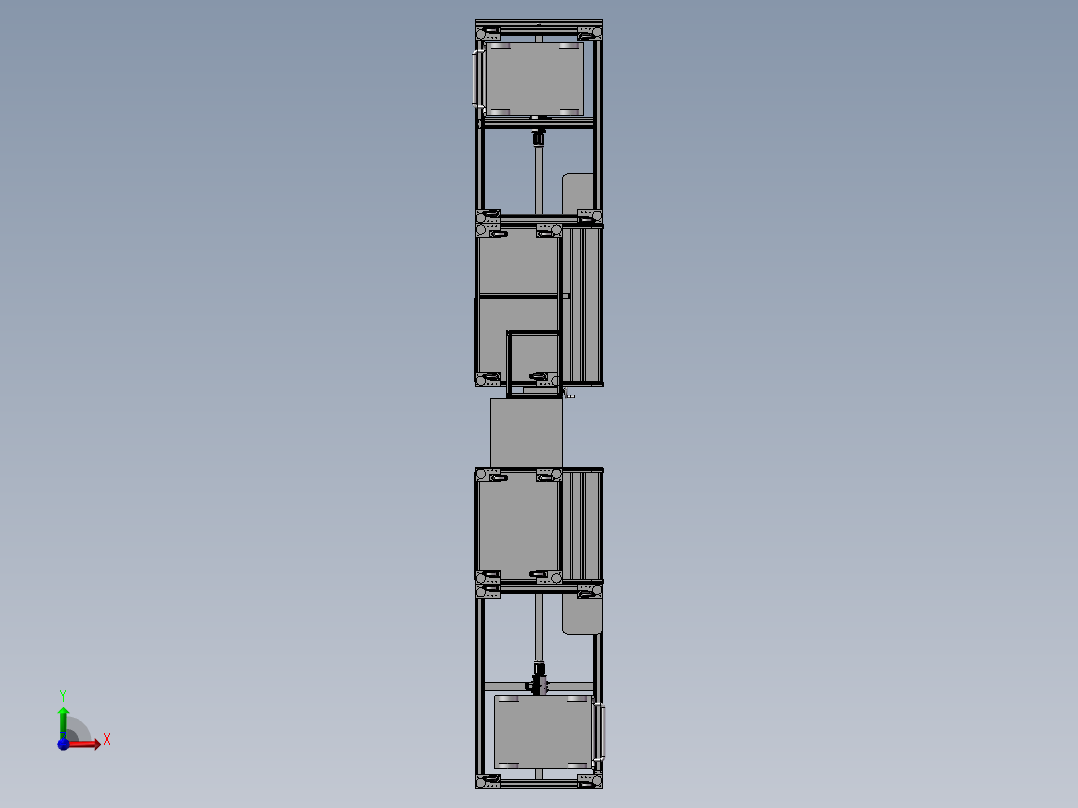 小型航吊搬运线前视图