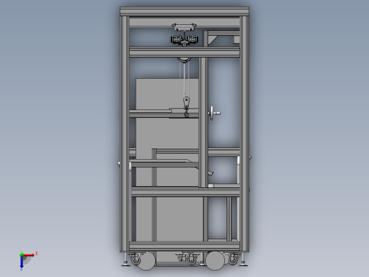 小型航吊搬运线俯视缩略图