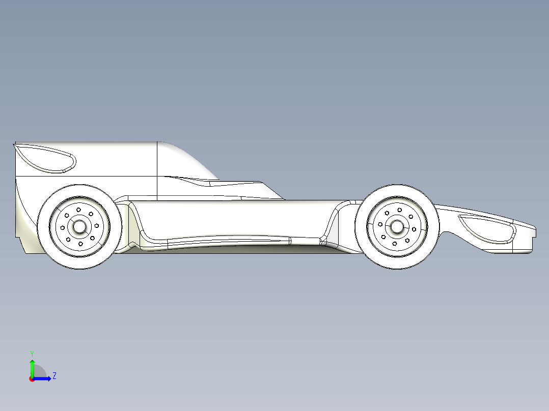 汽车车身 (28)左视图