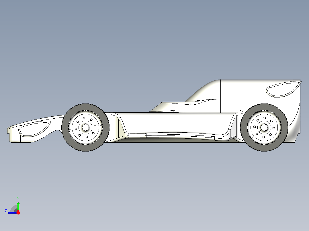 汽车车身 (28)右视图