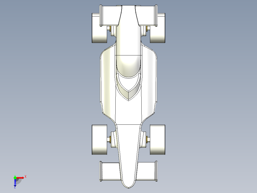 汽车车身 (28)俯视图