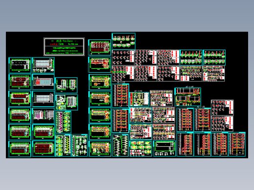 框剪结构商务楼建筑结构图