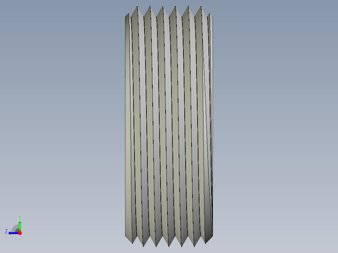止付螺絲(貫通穴)MSWA,MSWAS-3D多系列多零件图纸模型右视图