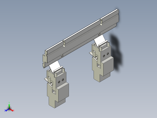 压刹车铰链弯曲成形工具
