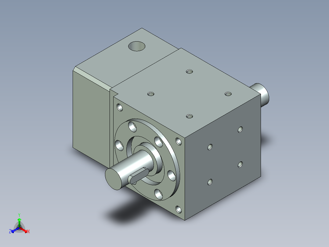 换向器PW60双轴-1 14-50-70-M4.stp主视图